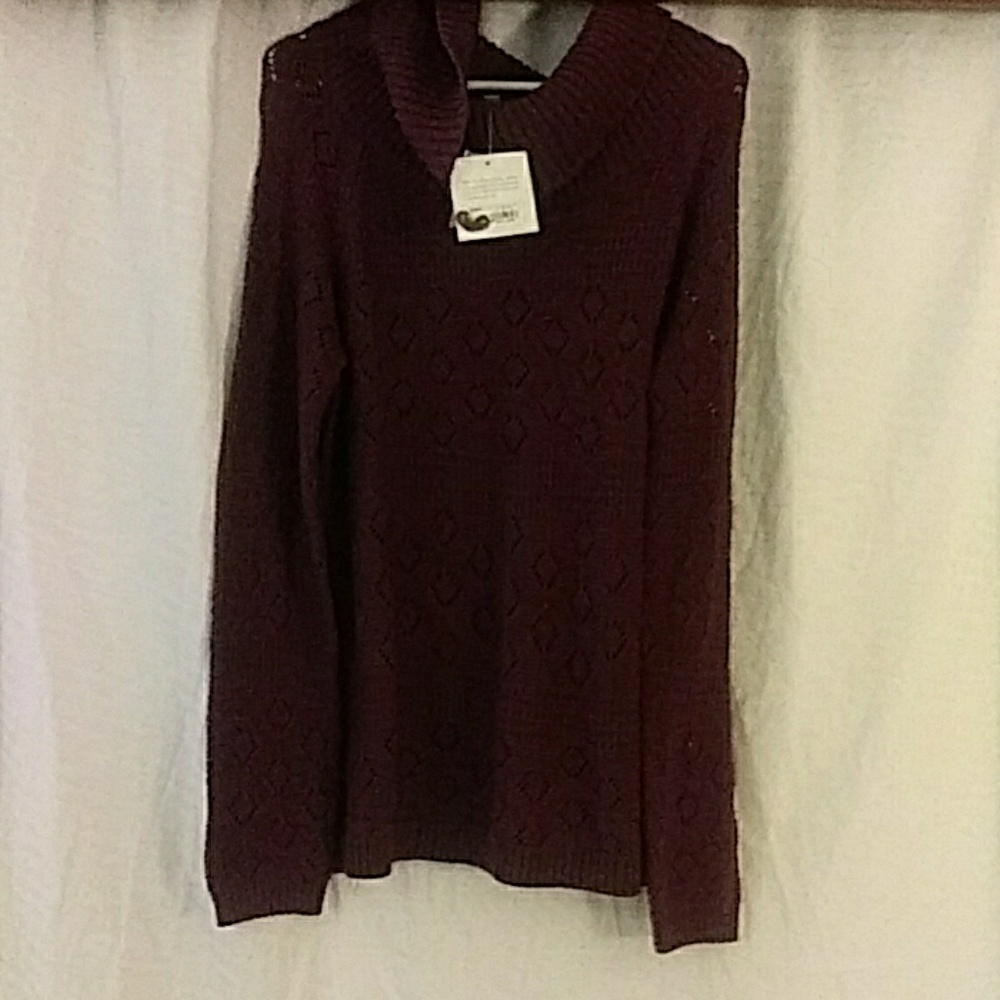Cowl neck sweater from Kohl's.